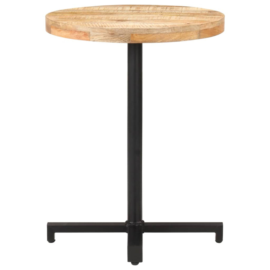 Bistrotafel Rond Ø60X75 Cm Ruw Mangohout Ø 60 x 75 cm