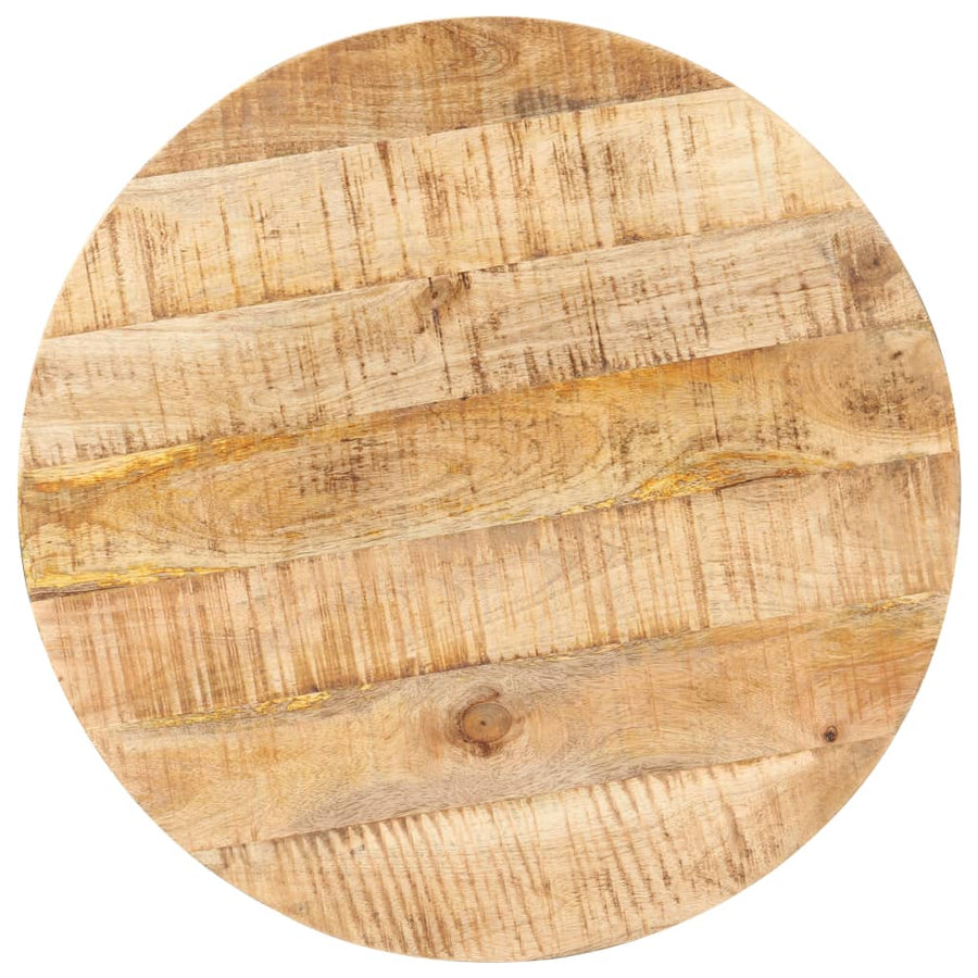 Bistrotafel Rond Ø60X75 Cm Ruw Mangohout Ø 60 x 75 cm
