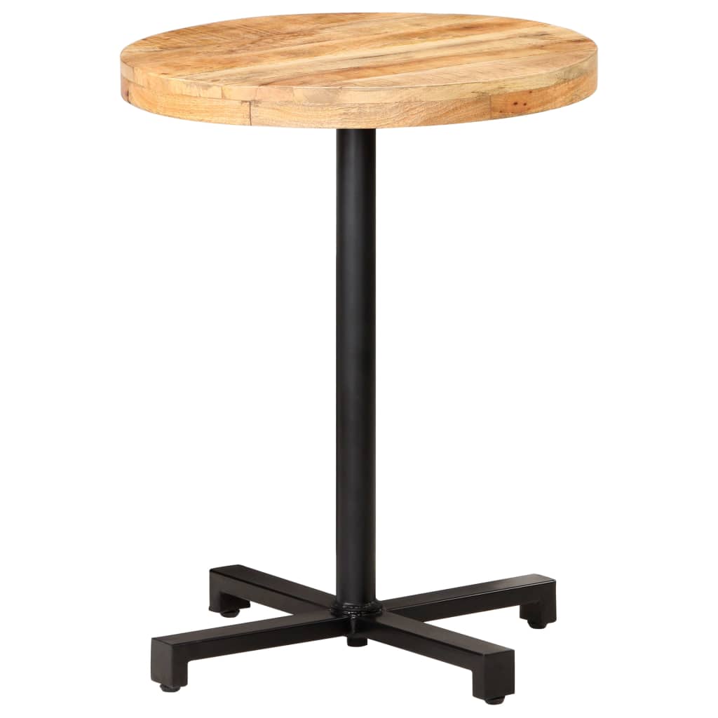Bistrotafel Rond Ø60X75 Cm Ruw Mangohout Ø 60 x 75 cm