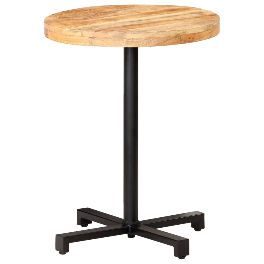 Bistrotafel Rond Ø60X75 Cm Ruw Mangohout Ø 60 x 75 cm
