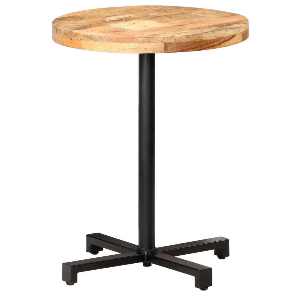 Bistrotafel Rond Ø60X75 Cm Ruw Mangohout Ø 60 x 75 cm