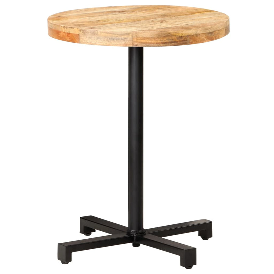 Bistrotafel Rond Ø60X75 Cm Ruw Mangohout Ø 60 x 75 cm
