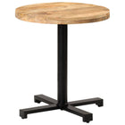 Bistro table round Ø70x75 cm rough mango wood