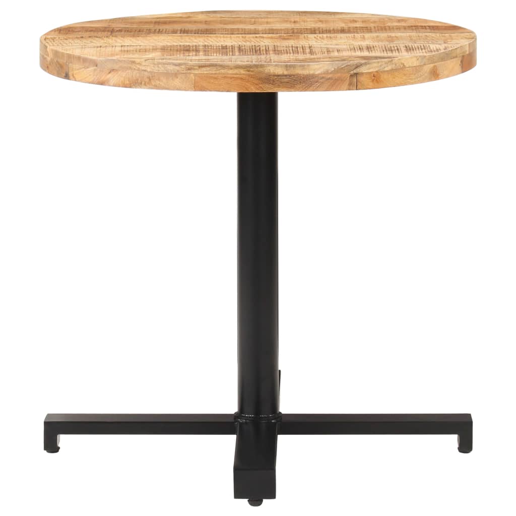 Bistrotafel rond Ø80x75 cm ruw mangohout