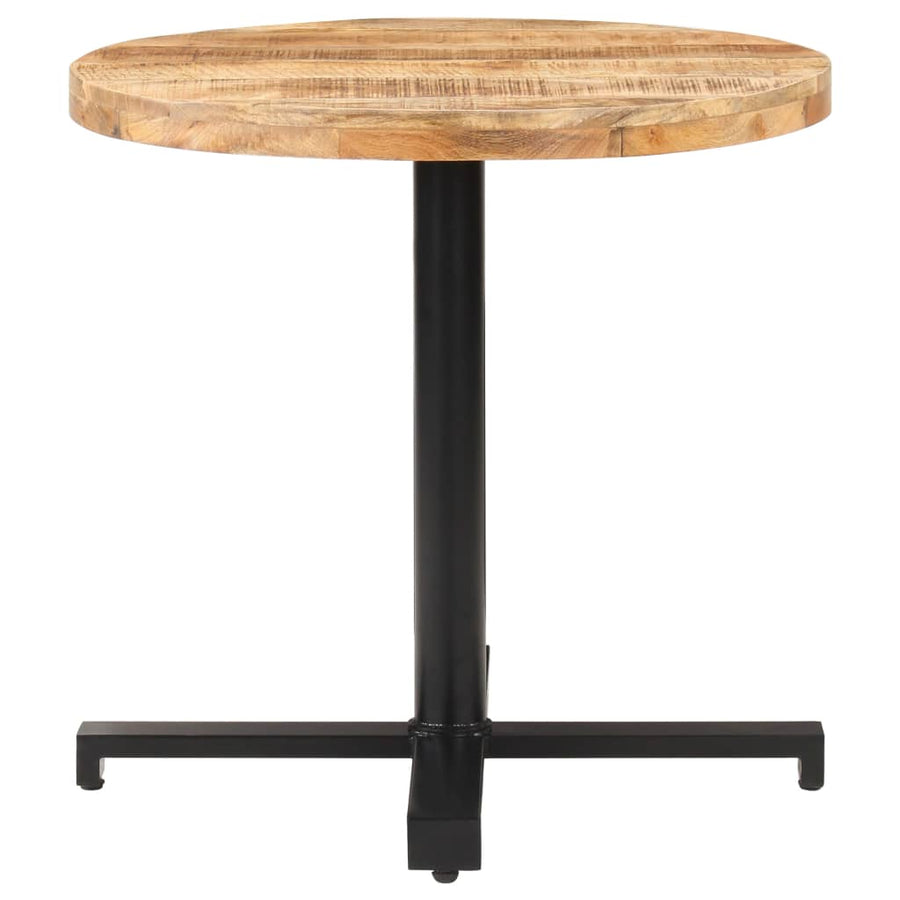 Bistrotafel rond Ø80x75 cm ruw mangohout