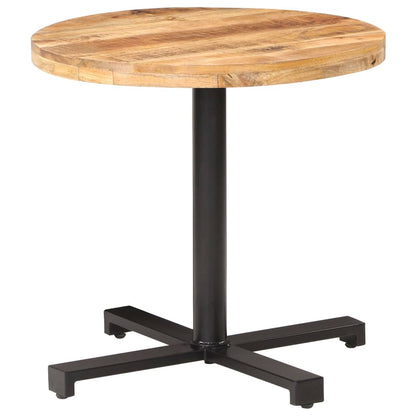 Bistrotafel rond Ø80x75 cm ruw mangohout