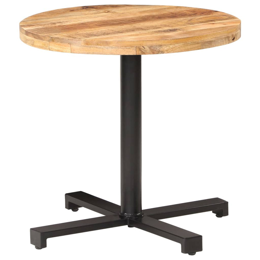 Bistrotafel rond Ø80x75 cm ruw mangohout