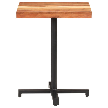 Bistrotafel vierkant 60x60x75 cm massief acaciahout