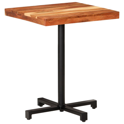 Bistrotafel vierkant 60x60x75 cm massief acaciahout