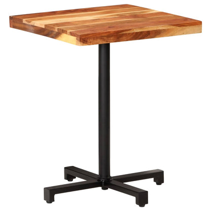 Bistrotafel vierkant 60x60x75 cm massief acaciahout