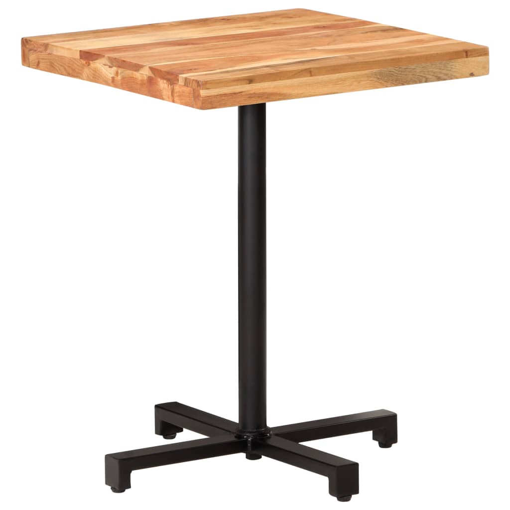 Bistrotafel vierkant 60x60x75 cm massief acaciahout