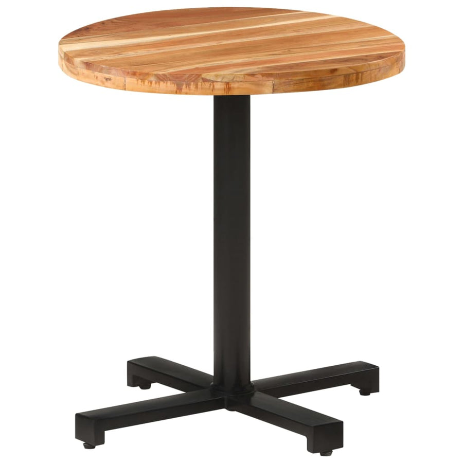 Bistrotafel Rond Ø70X75 Cm Ø 70 x 75 cm Massief acaciahout