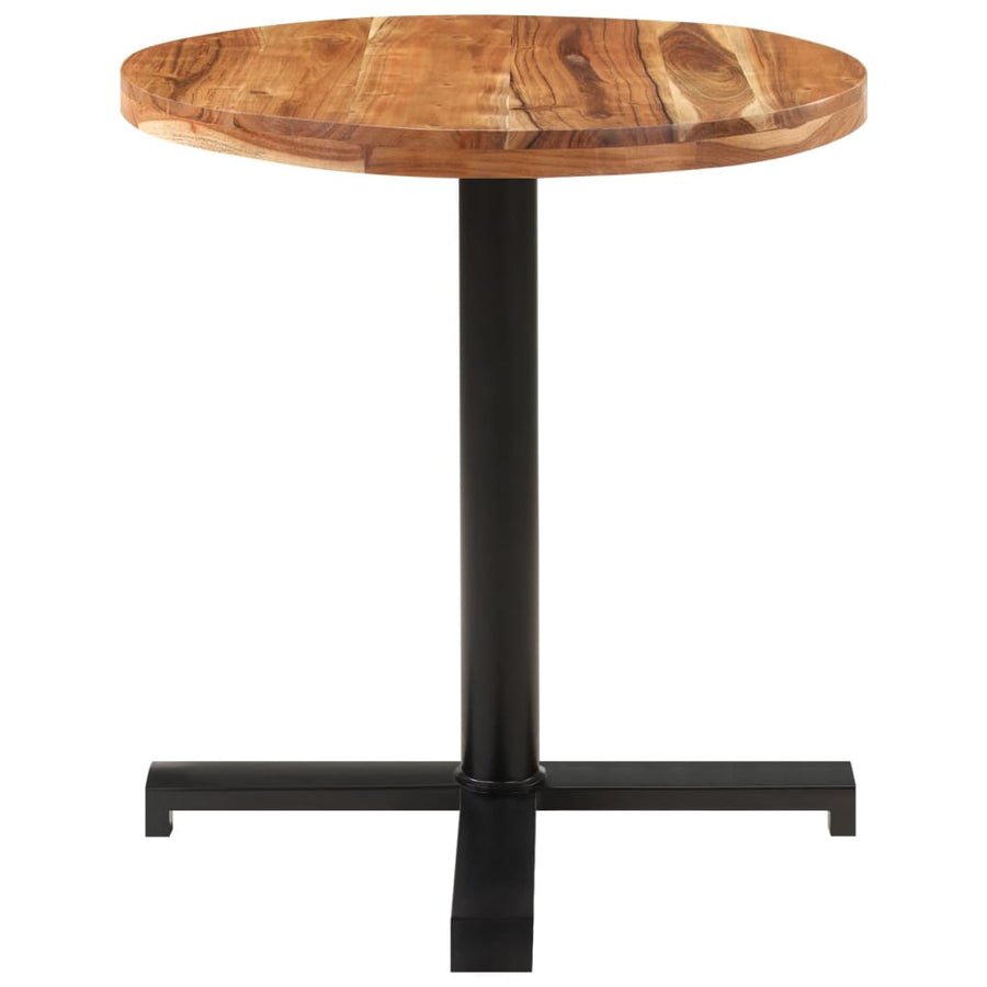 Bistrotafel Rond Ø70X75 Cm Ø 70 x 75 cm Massief acaciahout