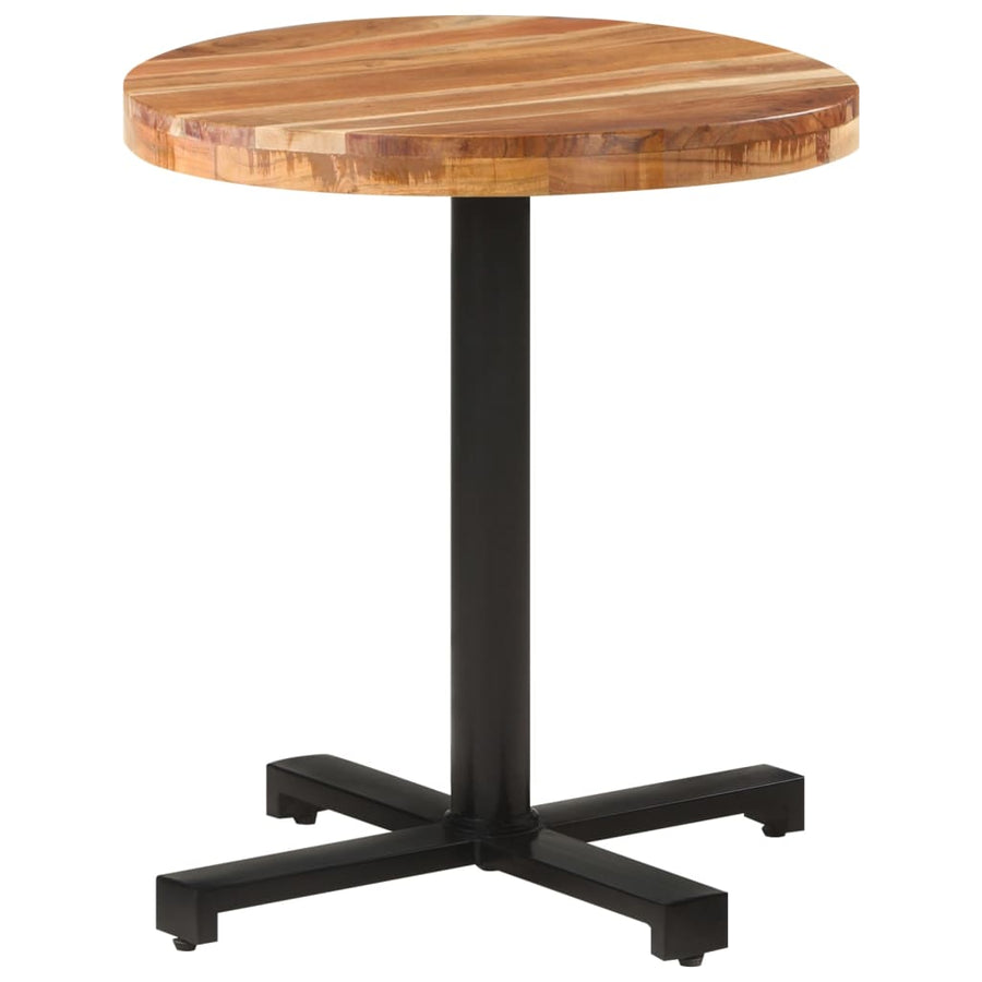 Bistrotafel Rond Ø70X75 Cm Ø 70 x 75 cm Massief acaciahout