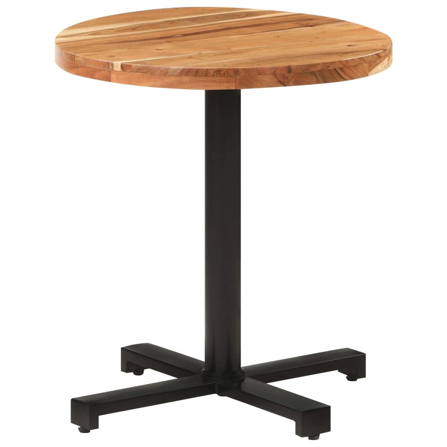 Bistrotafel Rond Ø70X75 Cm Ø 70 x 75 cm Massief acaciahout