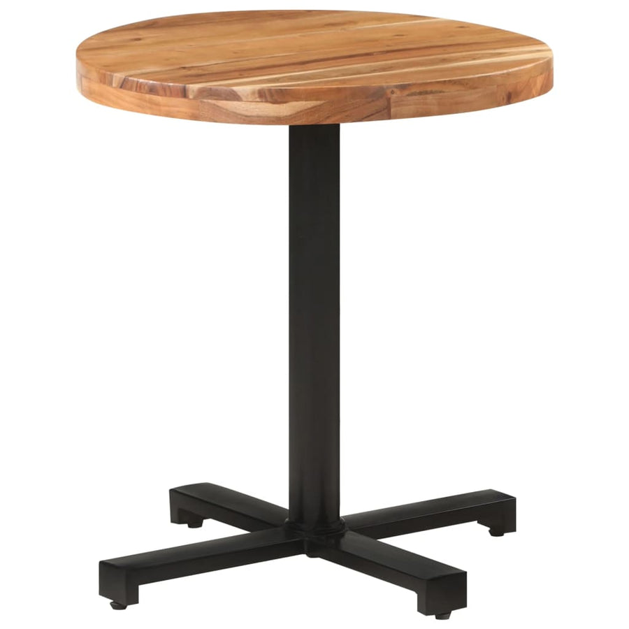 Bistrotafel Rond Ø70X75 Cm Ø 70 x 75 cm Massief acaciahout