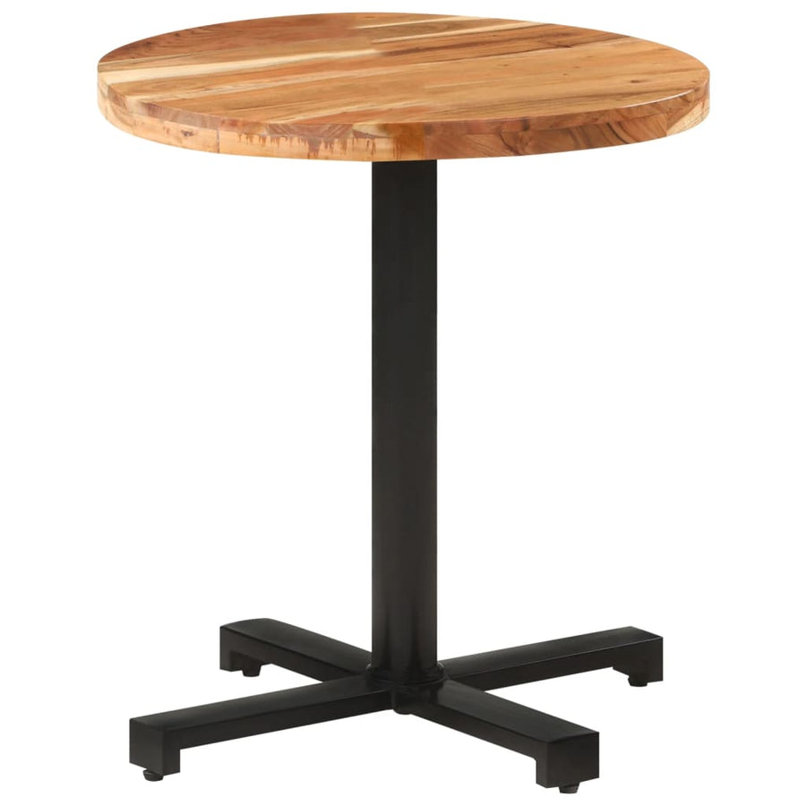 Bistrotafel Rond Ø70X75 Cm Ø 70 x 75 cm Massief acaciahout