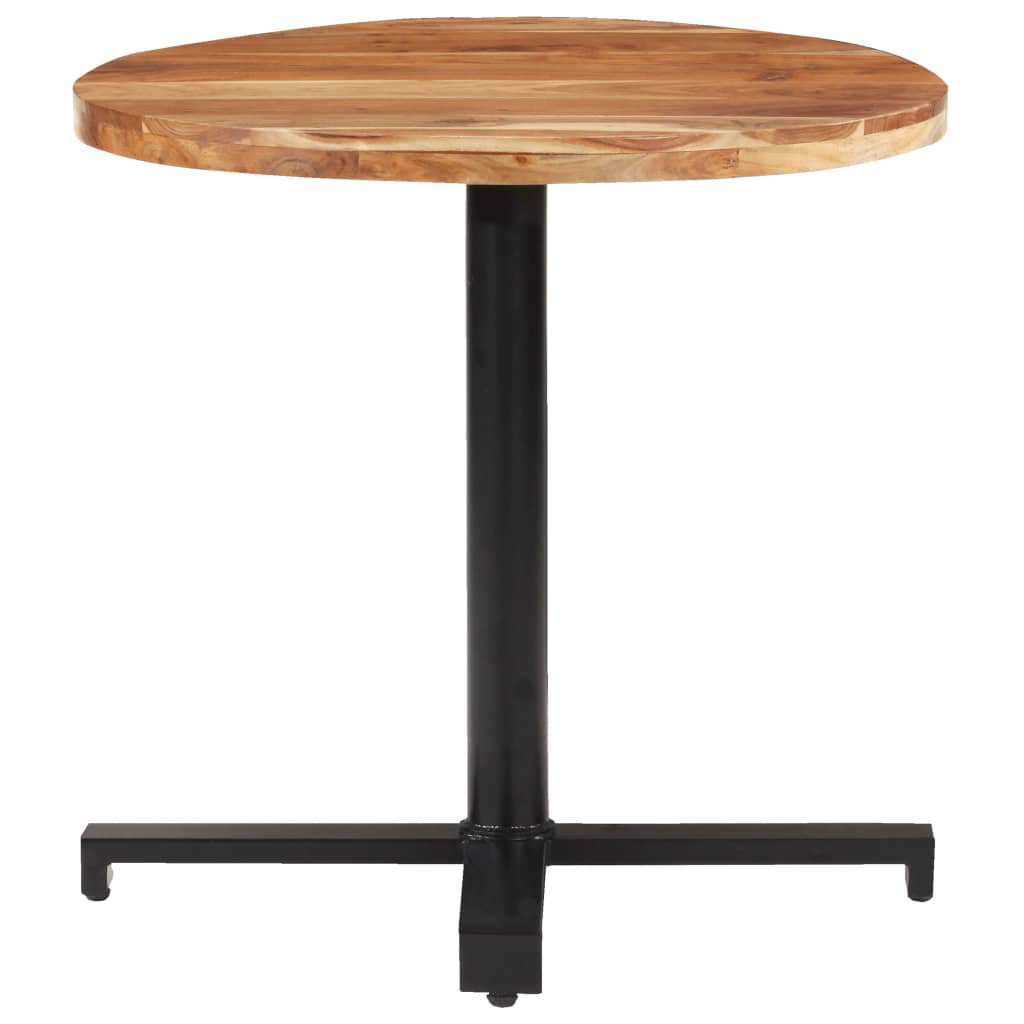 Bistrotafel Rond Ø80X75 Cm Ø 80 x 75 cm Massief acaciahout