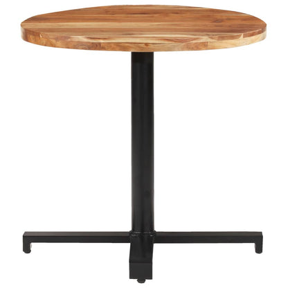 Bistrotafel Rond Ø80X75 Cm Ø 80 x 75 cm Massief acaciahout