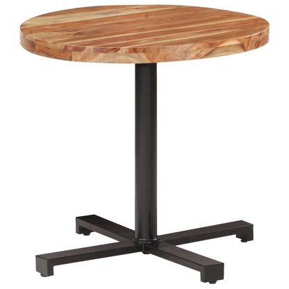 Bistrotafel Rond Ø80X75 Cm Ø 80 x 75 cm Massief acaciahout