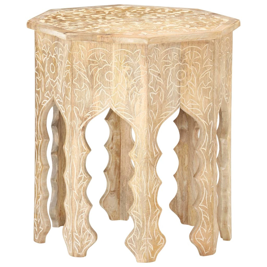 Bijzettafel Ø48 Cm Massief Mangohout