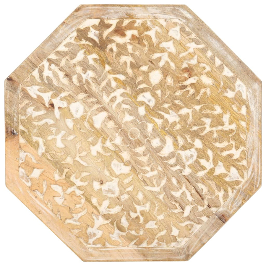 Bijzettafel Ø48 Cm Massief Mangohout