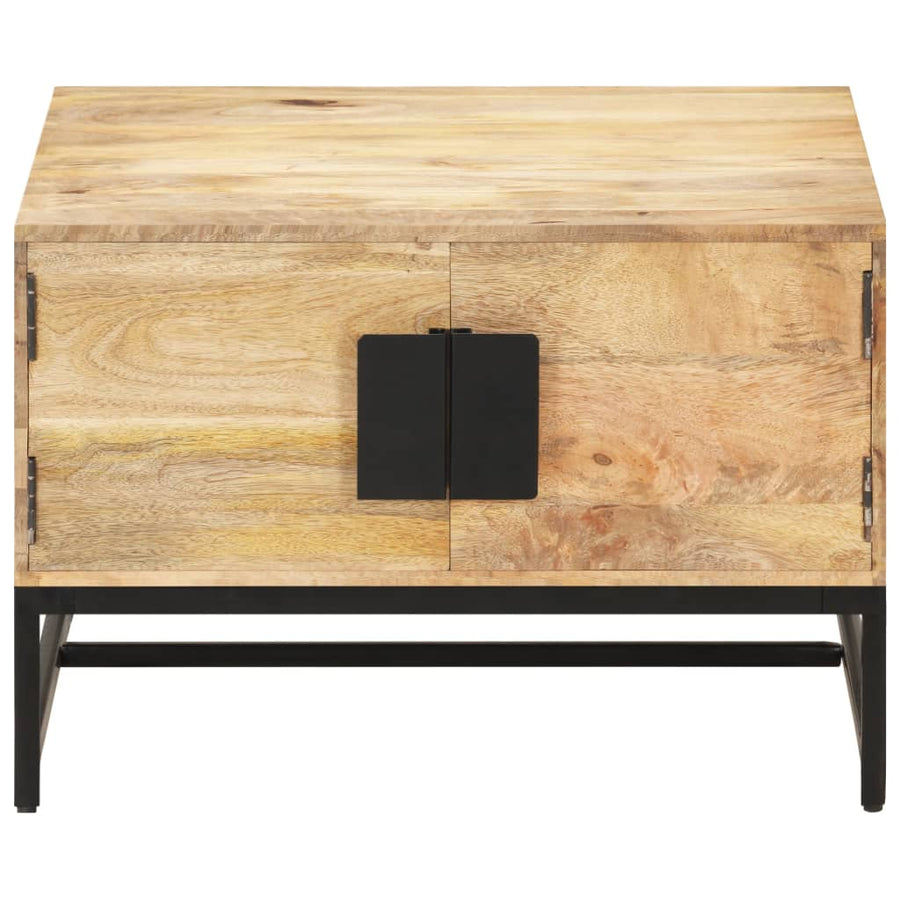 Salontafel 67X67X45 Cm massief mangohout