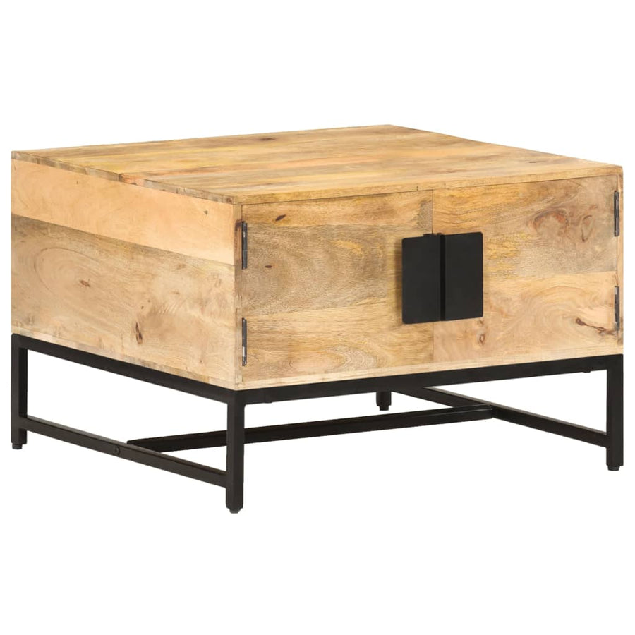 Salontafel 67X67X45 Cm massief mangohout