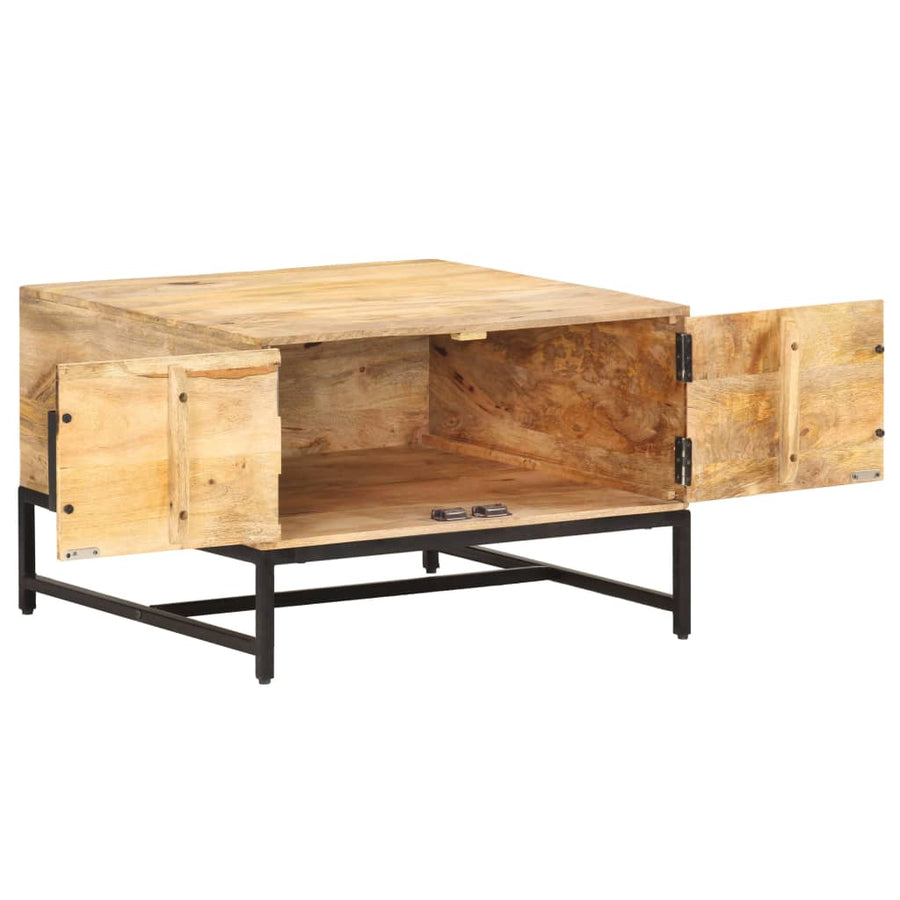 Salontafel 67X67X45 Cm massief mangohout