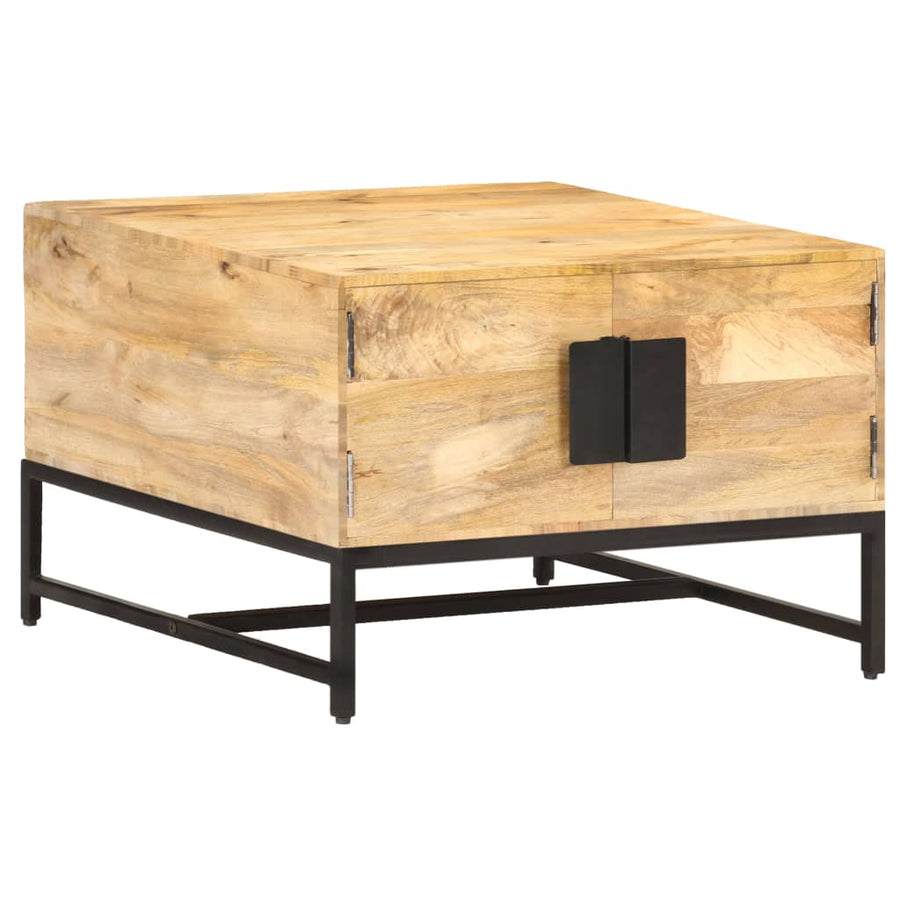 Salontafel 67X67X45 Cm massief mangohout