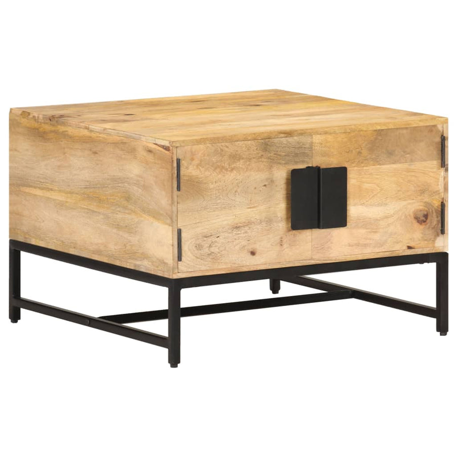 Salontafel 67X67X45 Cm massief mangohout