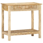 Console table 80x35x74 cm solid mango wood