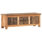 Tv-meubel 120x30x40 cm massief acaciahout gerecycled hout