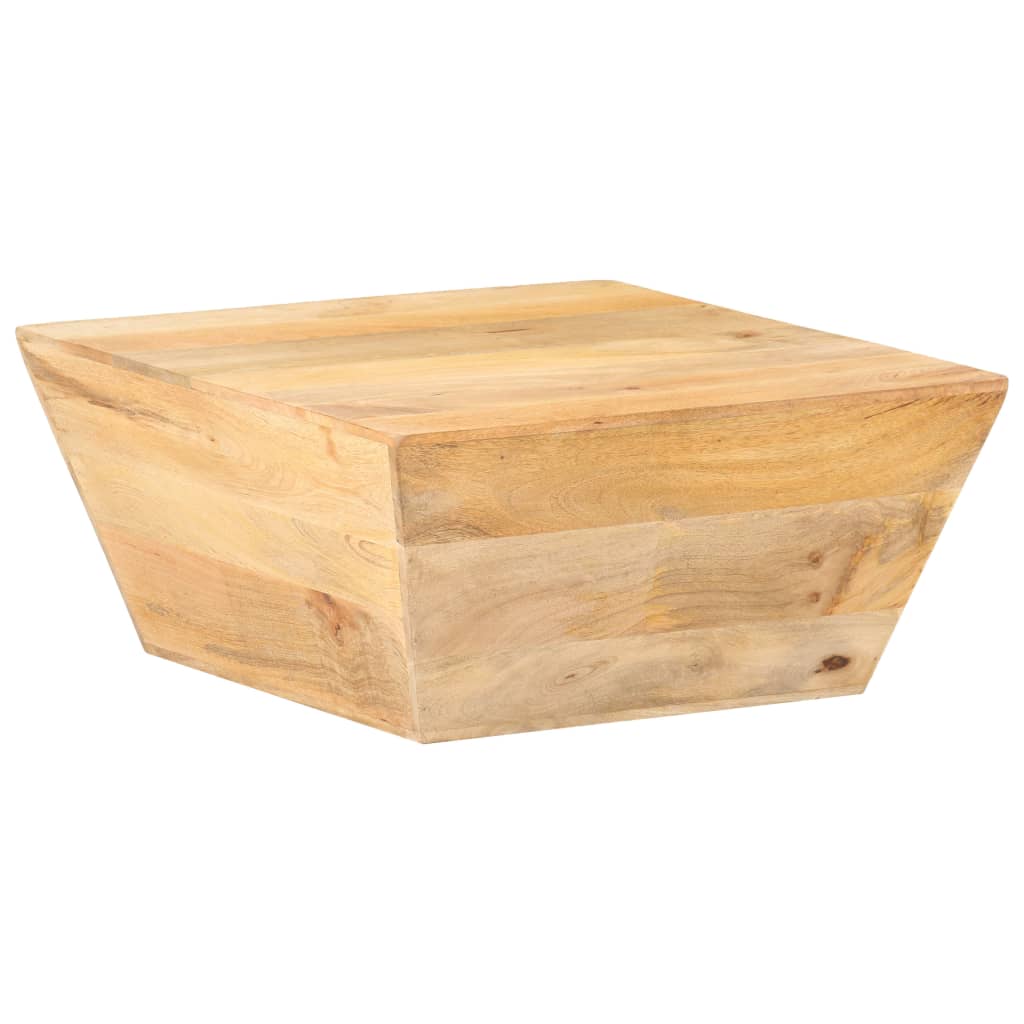 Salontafel V-Vormig 66X66X30 Cm massief mangohout