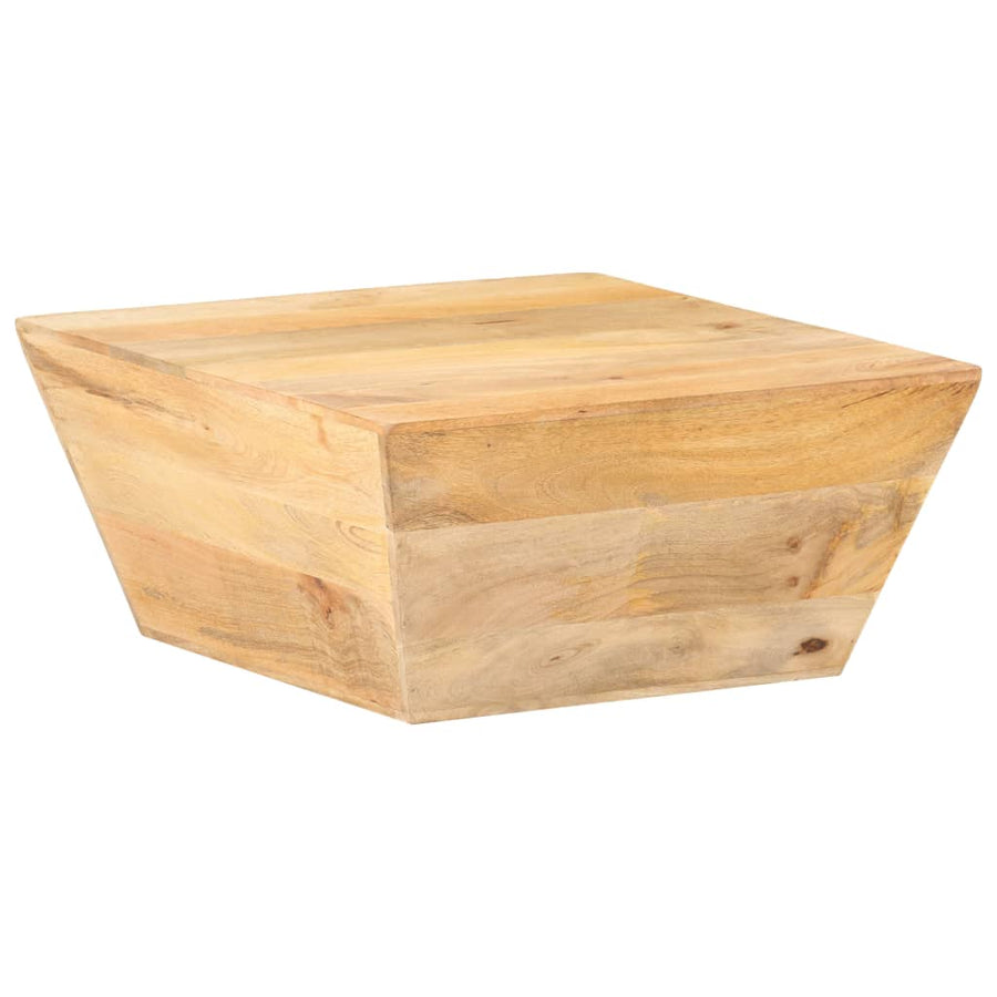 Salontafel V-Vormig 66X66X30 Cm massief mangohout