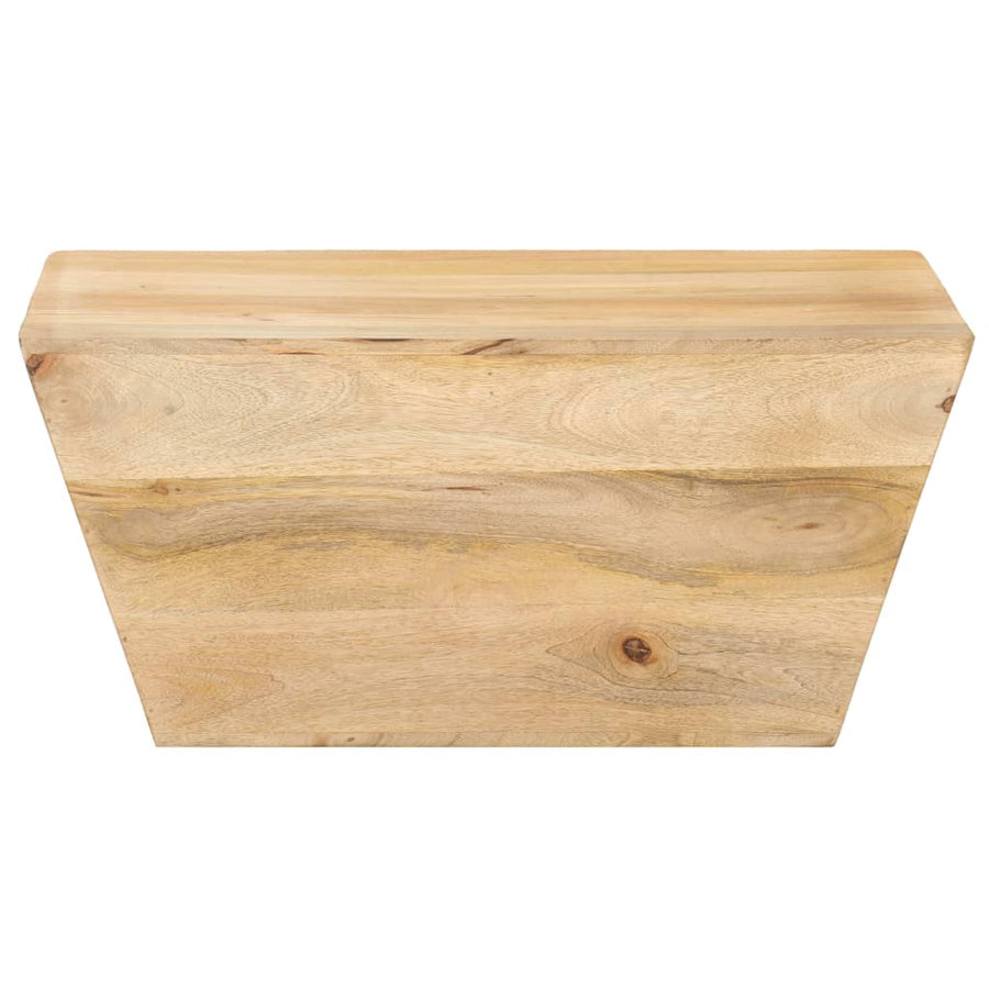 Salontafel V-Vormig 66X66X30 Cm massief mangohout