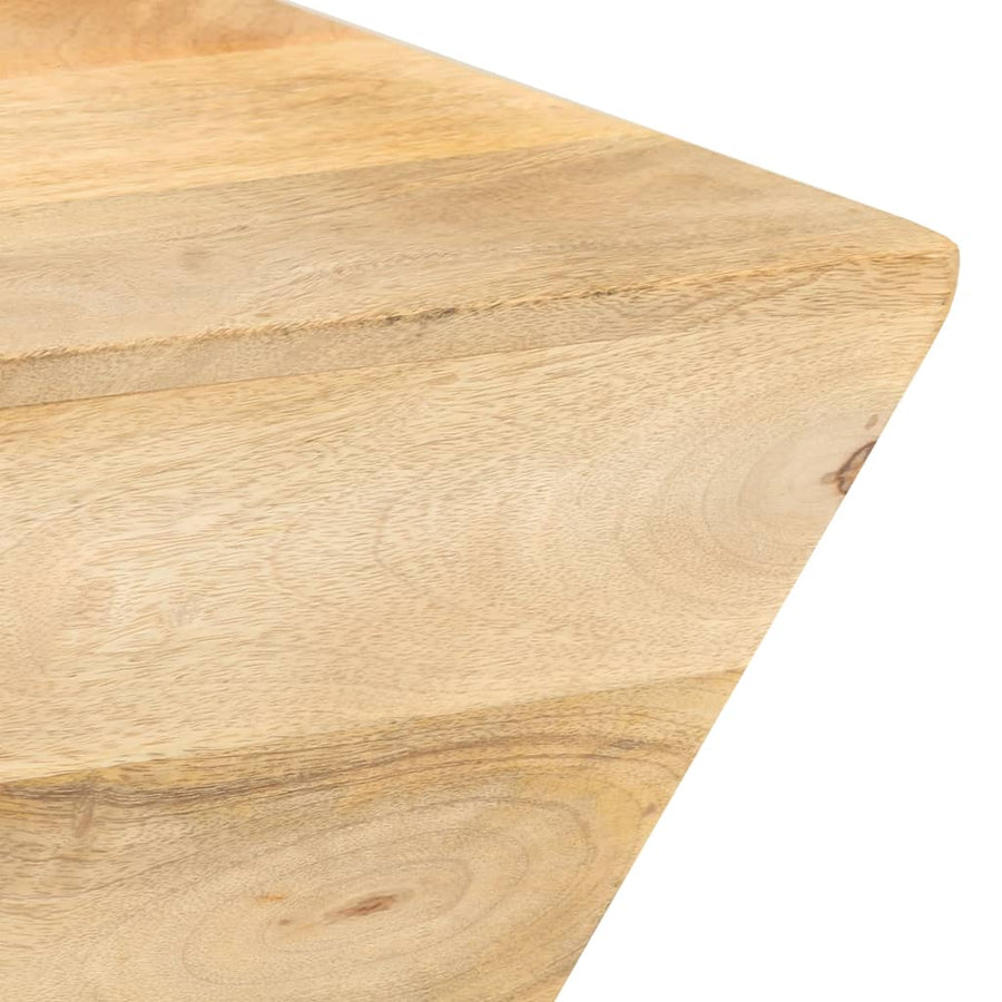 Salontafel V-Vormig 66X66X30 Cm massief mangohout