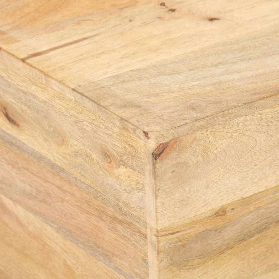 Salontafel V-Vormig 66X66X30 Cm massief mangohout