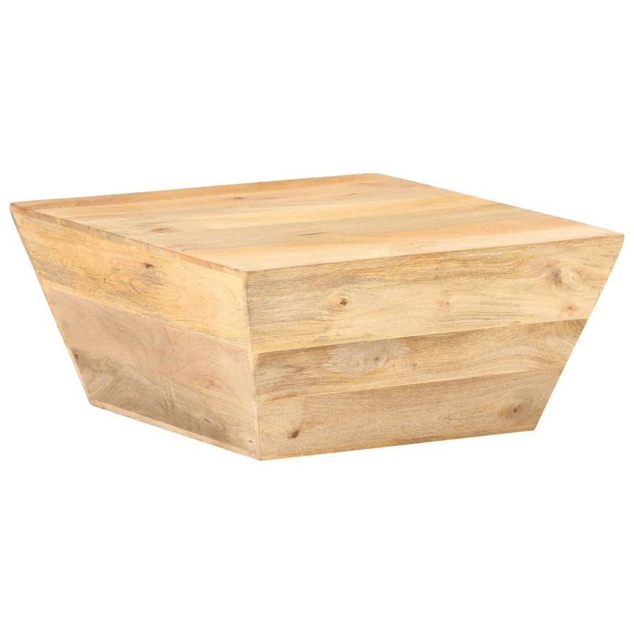 Salontafel V-Vormig 66X66X30 Cm massief mangohout