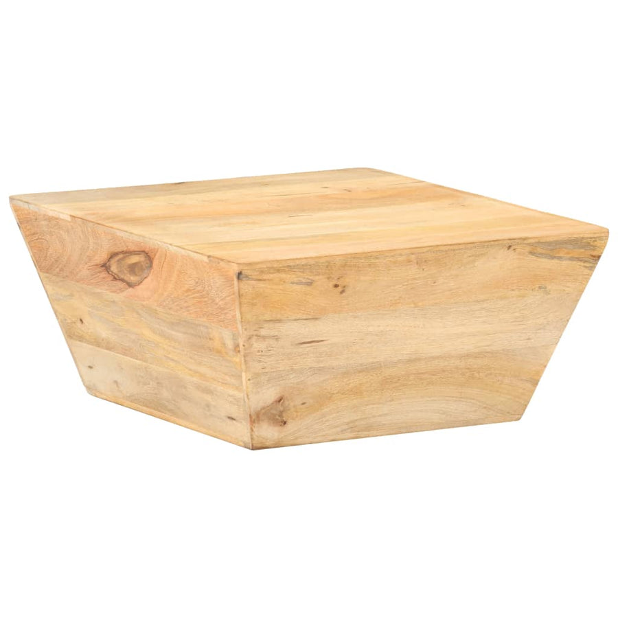 Salontafel V-Vormig 66X66X30 Cm massief mangohout