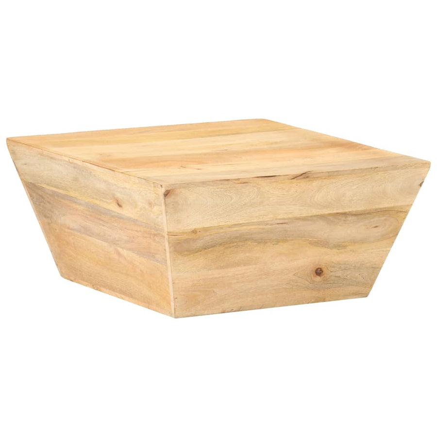 Salontafel V-Vormig 66X66X30 Cm massief mangohout