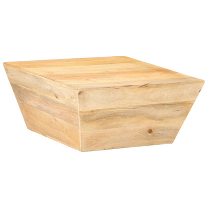Salontafel V-Vormig 66X66X30 Cm massief mangohout