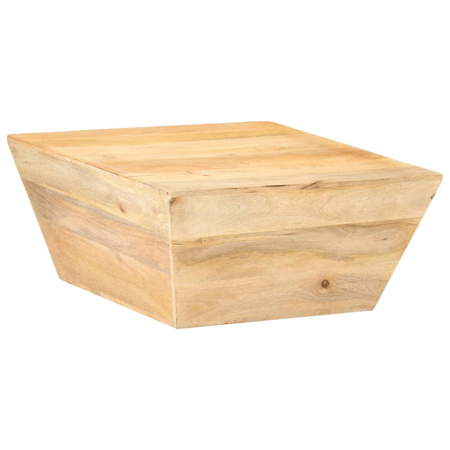 Salontafel V-Vormig 66X66X30 Cm massief mangohout