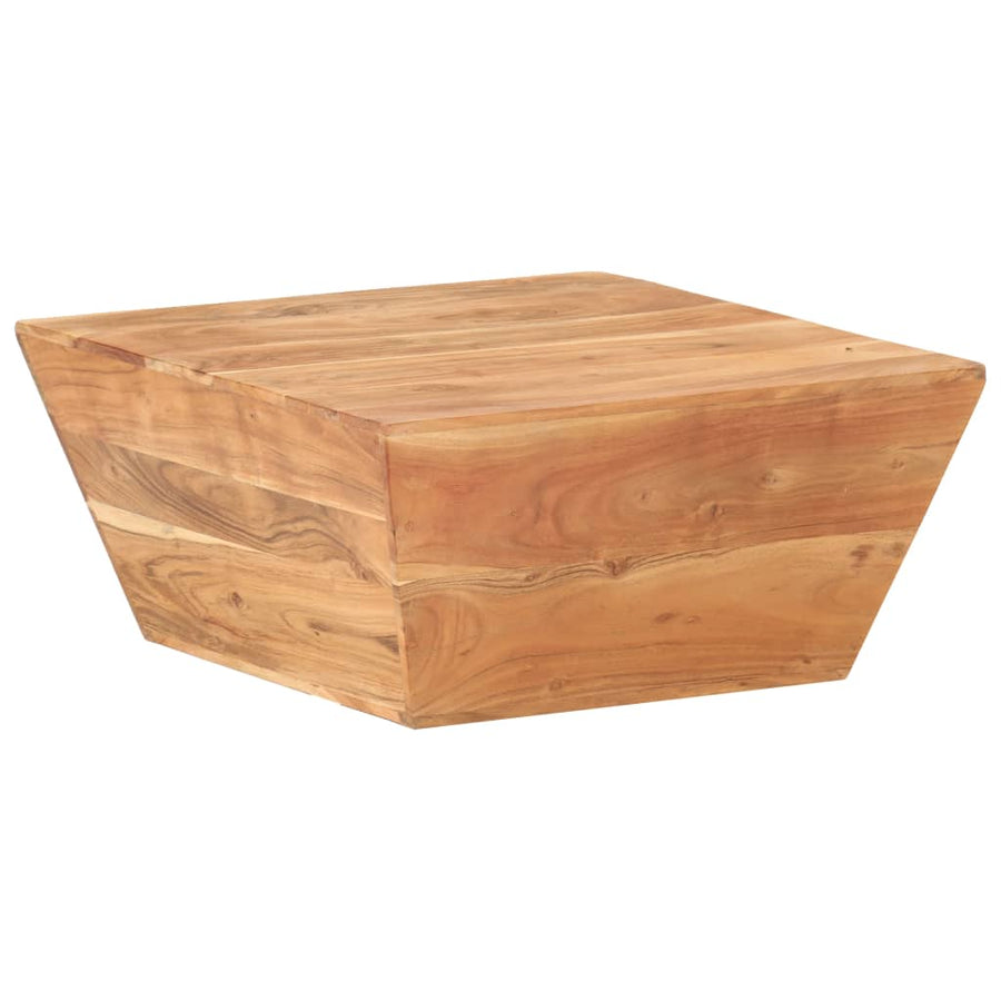 Salontafel V-Vormig 66X66X30 Cm Massief acaciahout