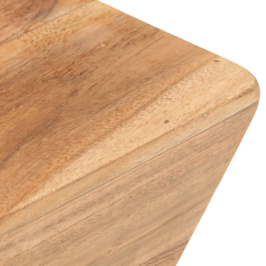 Salontafel V-Vormig 66X66X30 Cm Massief acaciahout