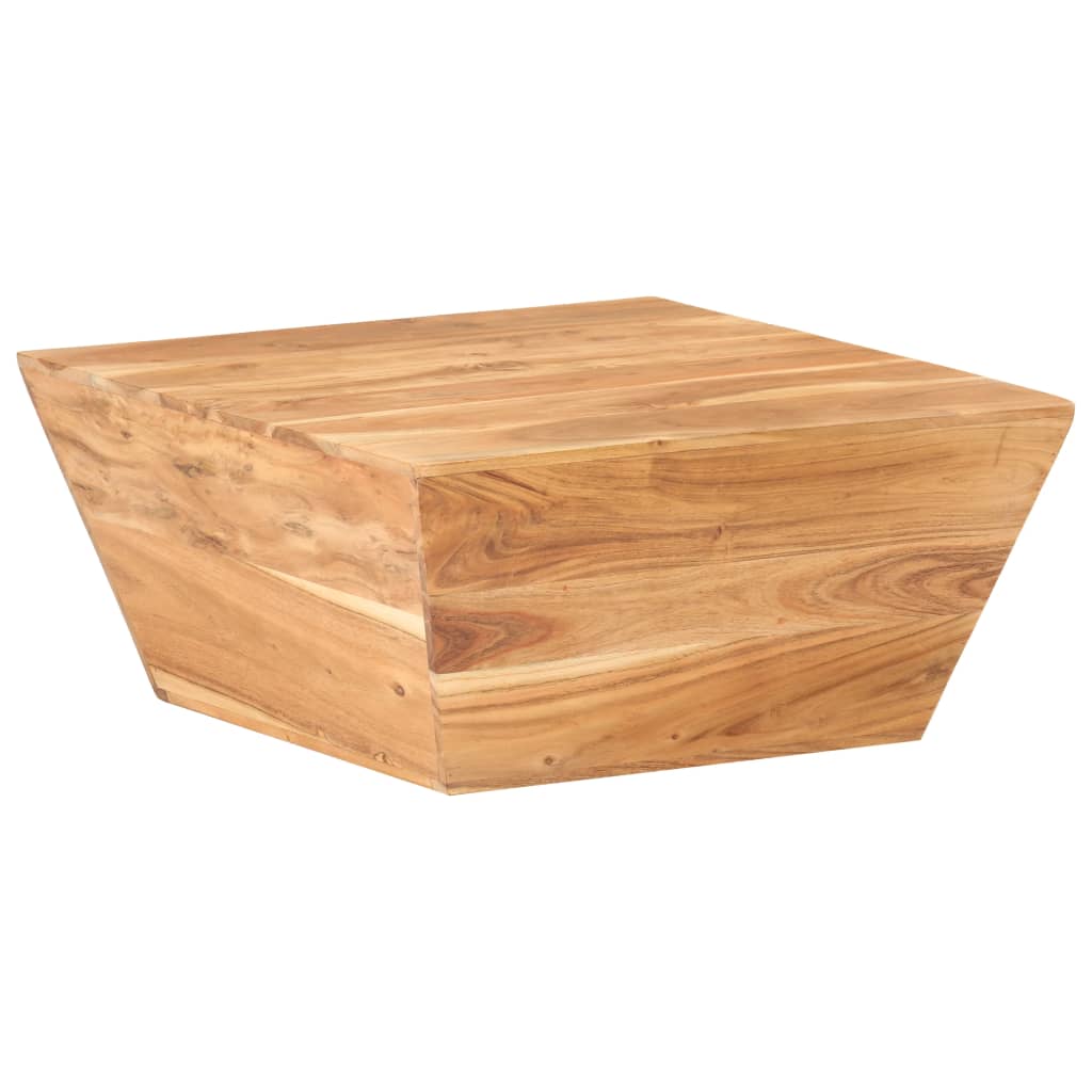 Salontafel V-Vormig 66X66X30 Cm Massief acaciahout