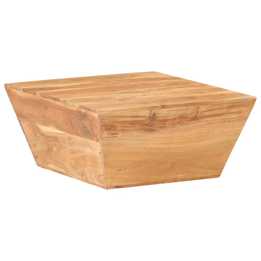 Salontafel V-Vormig 66X66X30 Cm Massief acaciahout