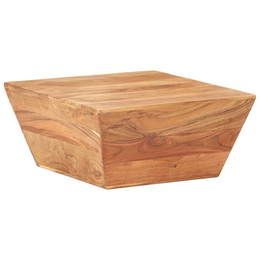 Salontafel V-Vormig 66X66X30 Cm Massief acaciahout