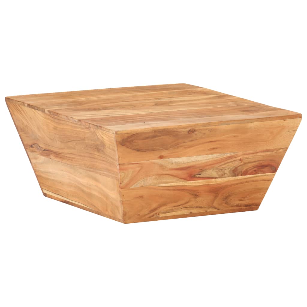 Salontafel V-Vormig 66X66X30 Cm Massief acaciahout