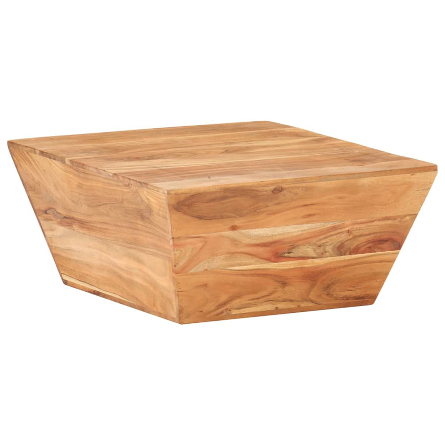 Salontafel V-Vormig 66X66X30 Cm Massief acaciahout